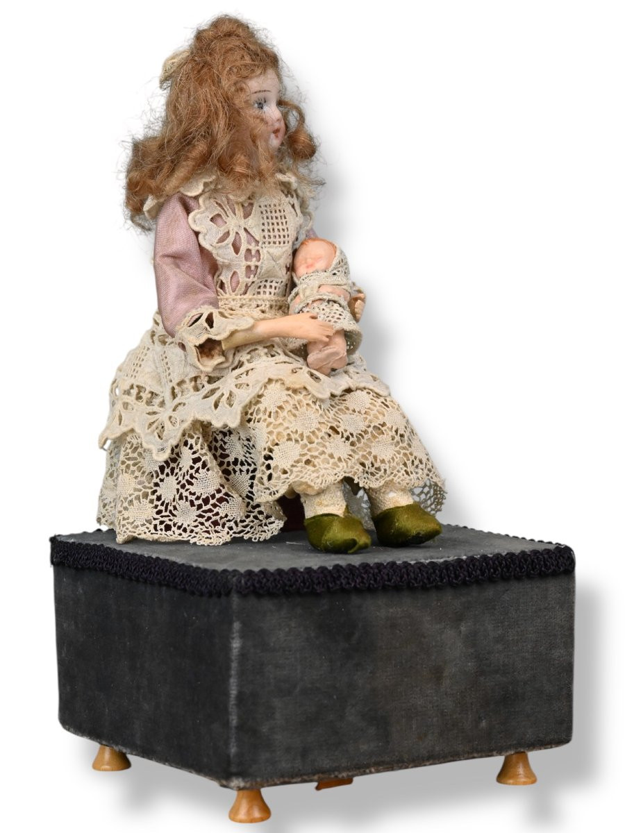 Automa di Madre Che Culla il Figlio - Germania Inizio XX Secolo-photo-1